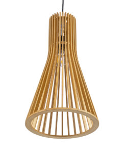 GLOBOSTAR® SCANDINAVIA 01700 Boho Κρεμαστό Φωτιστικό Οροφής με Ντουί 1 x E27 AC 220-240V IP20 - Μπεζ Καφέ - Μ25 x Π25 x Υ45cm 17 01700 5