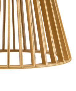 GLOBOSTAR® SCANDINAVIA 01700 Boho Κρεμαστό Φωτιστικό Οροφής με Ντουί 1 x E27 AC 220-240V IP20 - Μπεζ Καφέ - Μ25 x Π25 x Υ45cm 20 01700 8