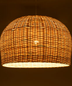 GLOBOSTAR® BERMUDA 01709 Boho Κρεμαστό Φωτιστικό Οροφής με Ντουί 1 x E27 AC 220-240V IP20 - Μπεζ - Μ50 x Π50 x Y34cm 12 01709 2