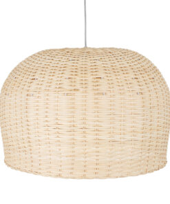 GLOBOSTAR® BERMUDA 01709 Boho Κρεμαστό Φωτιστικό Οροφής με Ντουί 1 x E27 AC 220-240V IP20 - Μπεζ - Μ50 x Π50 x Y34cm 15 01709 5