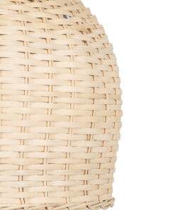 GLOBOSTAR® BERMUDA 01709 Boho Κρεμαστό Φωτιστικό Οροφής με Ντουί 1 x E27 AC 220-240V IP20 - Μπεζ - Μ50 x Π50 x Y34cm 16 01709 7