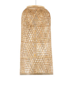 GLOBOSTAR® CALERO 01710 Boho Κρεμαστό Φωτιστικό Οροφής με Ντουί 1 x E27 AC 220-240V IP20 - Μπεζ - Μ25 x Π25 x Υ50cm 16 01710 4