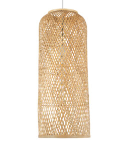 GLOBOSTAR® CALERO 01711 Boho Κρεμαστό Φωτιστικό Οροφής με Ντουί 1 x E27 AC 220-240V IP20 - Μπεζ - Μ30 x Π30 x Υ70cm 16 01711 4