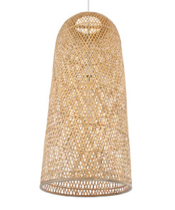 GLOBOSTAR® CALERO 01712 Boho Κρεμαστό Φωτιστικό Οροφής με Ντουί 1 x E27 AC 220-240V IP20 - Μπεζ - Μ40 x Π40 x Υ90cm 17 01712 5