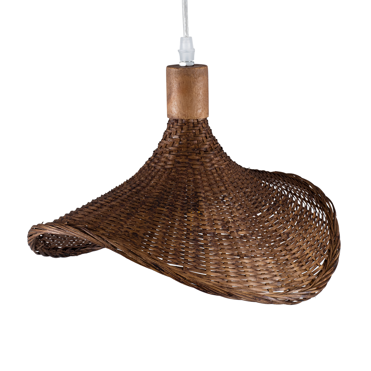 GLOBOSTAR® CUBA 01716 Boho Κρεμαστό Φωτιστικό Οροφής με Ντουί 1 x E27 AC 220-240V IP20 - Καφέ - Μ33 x Π33 x Υ25cm 8 GLOBOSTAR® CUBA 01716 Boho Κρεμαστό Φωτιστικό Οροφής με Ντουί 1 x E27 AC 220-240V IP20 - Καφέ - Μ33 x Π33 x Υ25cm - Image 6