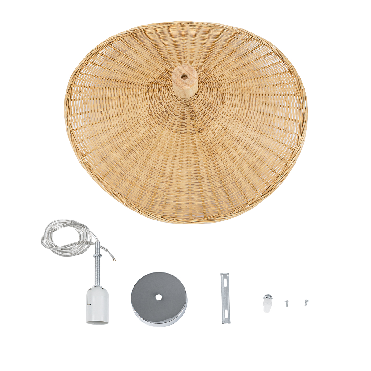 GLOBOSTAR® CUBA 01717 Boho Κρεμαστό Φωτιστικό Οροφής με Ντουί 1 x E27 AC 220-240V IP20 - Μπεζ - Μ43 x Π43 x Υ30cm 13 GLOBOSTAR® CUBA 01717 Boho Κρεμαστό Φωτιστικό Οροφής με Ντουί 1 x E27 AC 220-240V IP20 - Μπεζ - Μ43 x Π43 x Υ30cm - Image 11