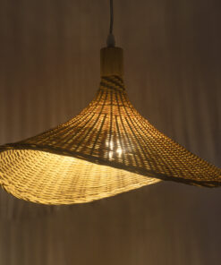 Alternative view of GLOBOSTAR® CUBA 01717 Boho Κρεμαστό Φωτιστικό Οροφής με Ντουί 1 x E27 AC 220-240V IP20 - Μπεζ - Μ43 x Π43 x Υ30cm