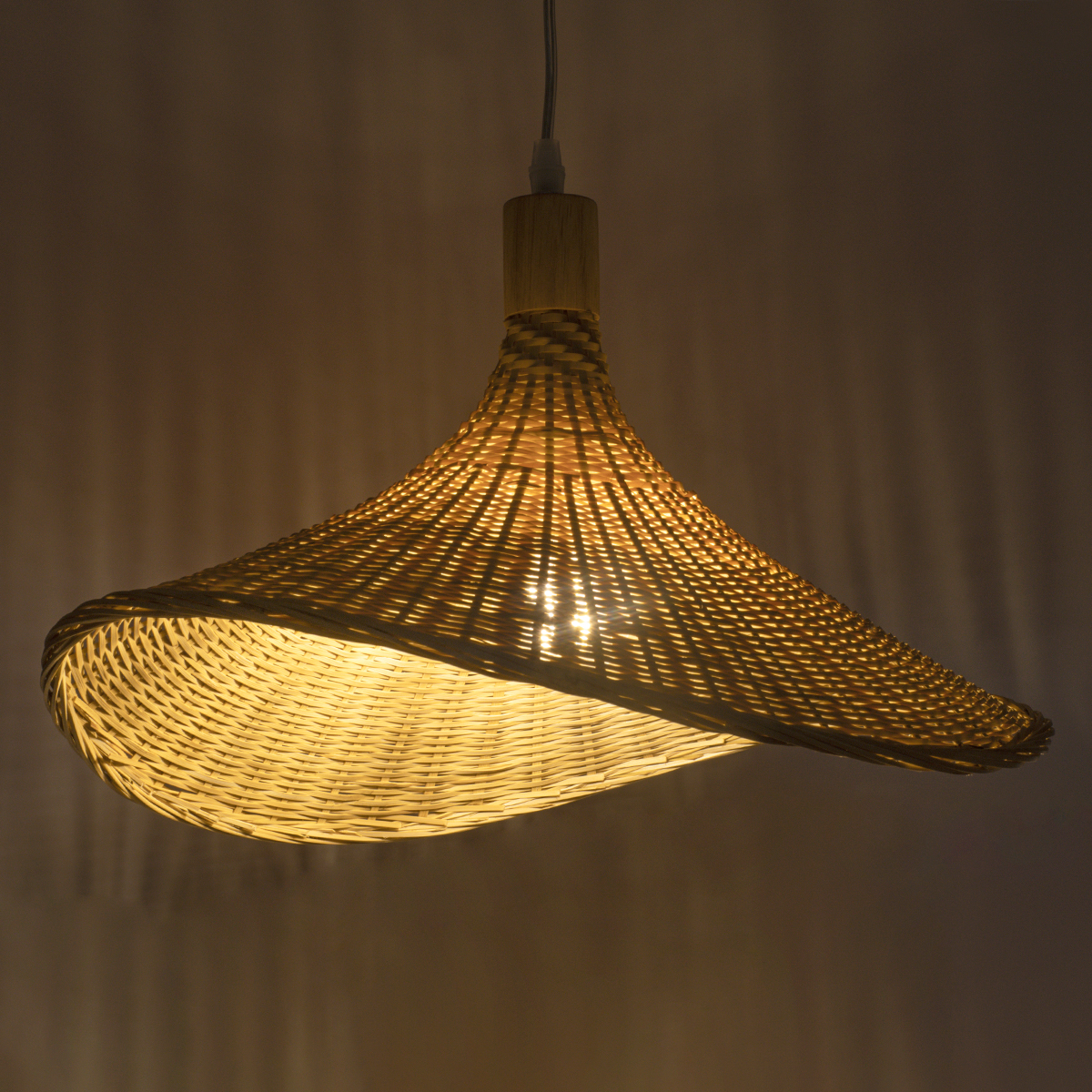 GLOBOSTAR® CUBA 01717 Boho Κρεμαστό Φωτιστικό Οροφής με Ντουί 1 x E27 AC 220-240V IP20 - Μπεζ - Μ43 x Π43 x Υ30cm 4 GLOBOSTAR® CUBA 01717 Boho Κρεμαστό Φωτιστικό Οροφής με Ντουί 1 x E27 AC 220-240V IP20 - Μπεζ - Μ43 x Π43 x Υ30cm - Image 2