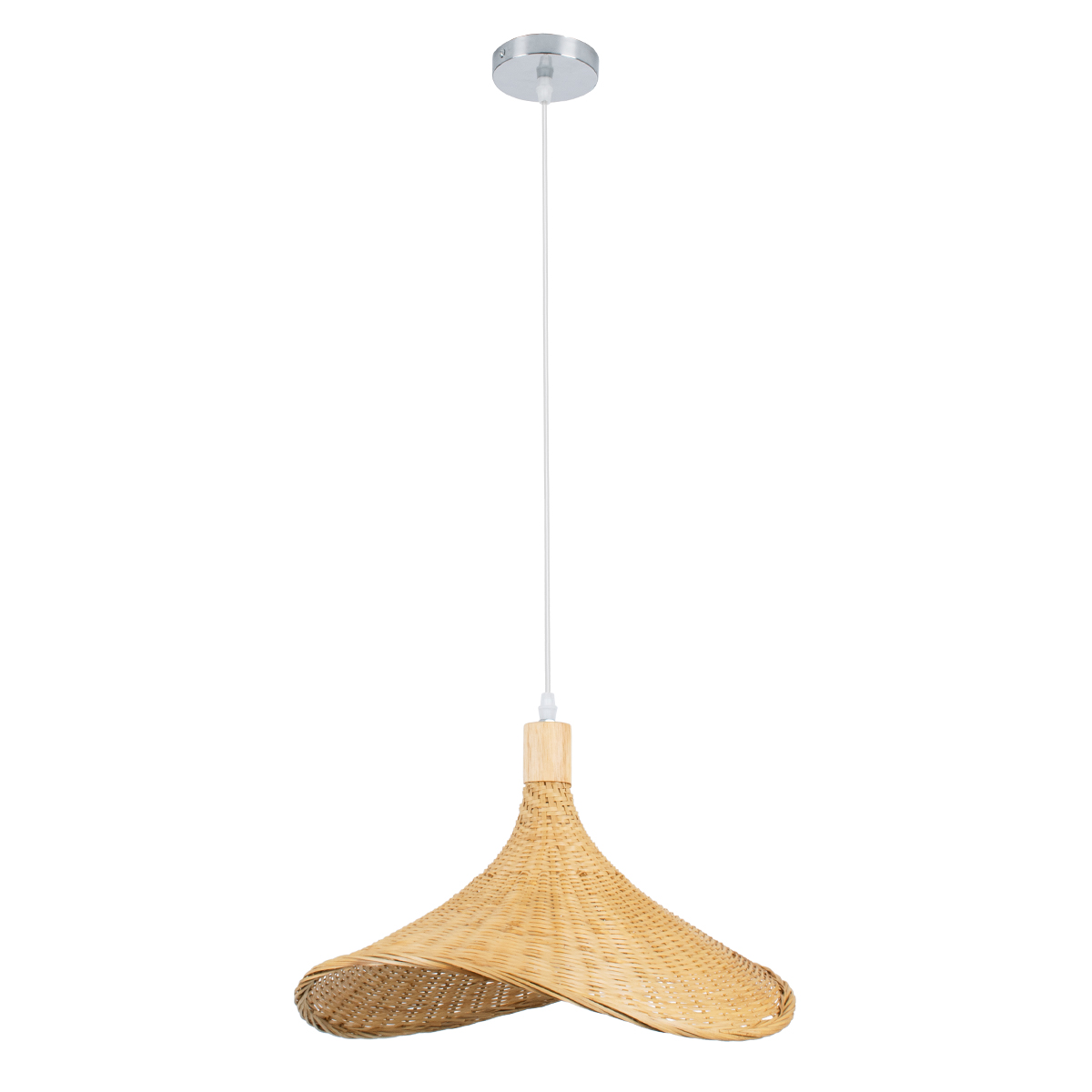 GLOBOSTAR® CUBA 01717 Boho Κρεμαστό Φωτιστικό Οροφής με Ντουί 1 x E27 AC 220-240V IP20 - Μπεζ - Μ43 x Π43 x Υ30cm 5 GLOBOSTAR® CUBA 01717 Boho Κρεμαστό Φωτιστικό Οροφής με Ντουί 1 x E27 AC 220-240V IP20 - Μπεζ - Μ43 x Π43 x Υ30cm - Image 3