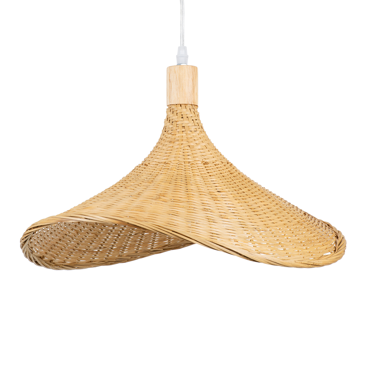 GLOBOSTAR® CUBA 01717 Boho Κρεμαστό Φωτιστικό Οροφής με Ντουί 1 x E27 AC 220-240V IP20 - Μπεζ - Μ43 x Π43 x Υ30cm 6 GLOBOSTAR® CUBA 01717 Boho Κρεμαστό Φωτιστικό Οροφής με Ντουί 1 x E27 AC 220-240V IP20 - Μπεζ - Μ43 x Π43 x Υ30cm - Image 4