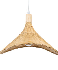 GLOBOSTAR® CUBA 01717 Boho Κρεμαστό Φωτιστικό Οροφής με Ντουί 1 x E27 AC 220-240V IP20 - Μπεζ - Μ43 x Π43 x Υ30cm 21 01717 8