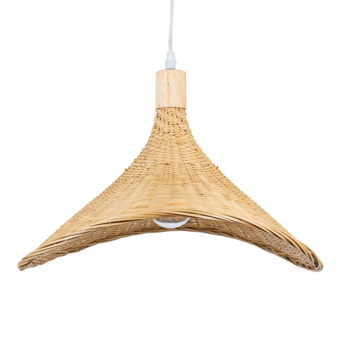 GLOBOSTAR® CUBA 01717 Boho Κρεμαστό Φωτιστικό Οροφής με Ντουί 1 x E27 AC 220-240V IP20 - Μπεζ - Μ43 x Π43 x Υ30cm 10 GLOBOSTAR® CUBA 01717 Boho Κρεμαστό Φωτιστικό Οροφής με Ντουί 1 x E27 AC 220-240V IP20 - Μπεζ - Μ43 x Π43 x Υ30cm - Image 8