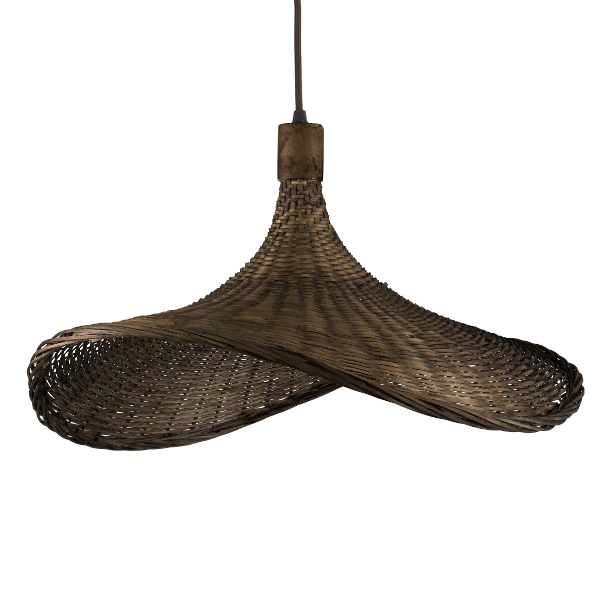 GLOBOSTAR® CUBA 01720 Boho Κρεμαστό Φωτιστικό Οροφής με Ντουί 1 x E27 AC 220-240V IP20 - Καφέ - Μ53 x Π53 x Υ30cm 6 GLOBOSTAR® CUBA 01720 Boho Κρεμαστό Φωτιστικό Οροφής με Ντουί 1 x E27 AC 220-240V IP20 - Καφέ - Μ53 x Π53 x Υ30cm - Image 4