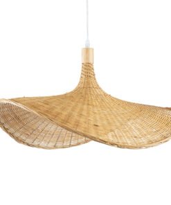 GLOBOSTAR® CUBA 01721 Boho Κρεμαστό Φωτιστικό Οροφής με Ντουί 1 x E27 AC 220-240V IP20 - Μπεζ - Μ63 x Π63 x Υ32cm 17 01721 4