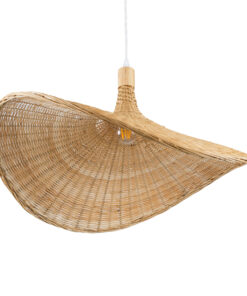 GLOBOSTAR® CUBA 01721 Boho Κρεμαστό Φωτιστικό Οροφής με Ντουί 1 x E27 AC 220-240V IP20 - Μπεζ - Μ63 x Π63 x Υ32cm 18 01721 5