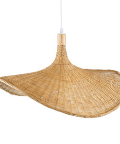 GLOBOSTAR® CUBA 01721 Boho Κρεμαστό Φωτιστικό Οροφής με Ντουί 1 x E27 AC 220-240V IP20 - Μπεζ - Μ63 x Π63 x Υ32cm 19 01721 6