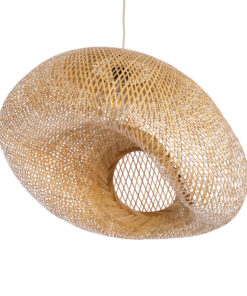 GloboStar® GLOBOSTAR® CARIBBEAN 01724 Boho Κρεμαστό Φωτιστικό Οροφής με Ντουί 1 x E27 AC 220-240V IP20 - Μπεζ - Μ60 x Π60 x Υ38cm