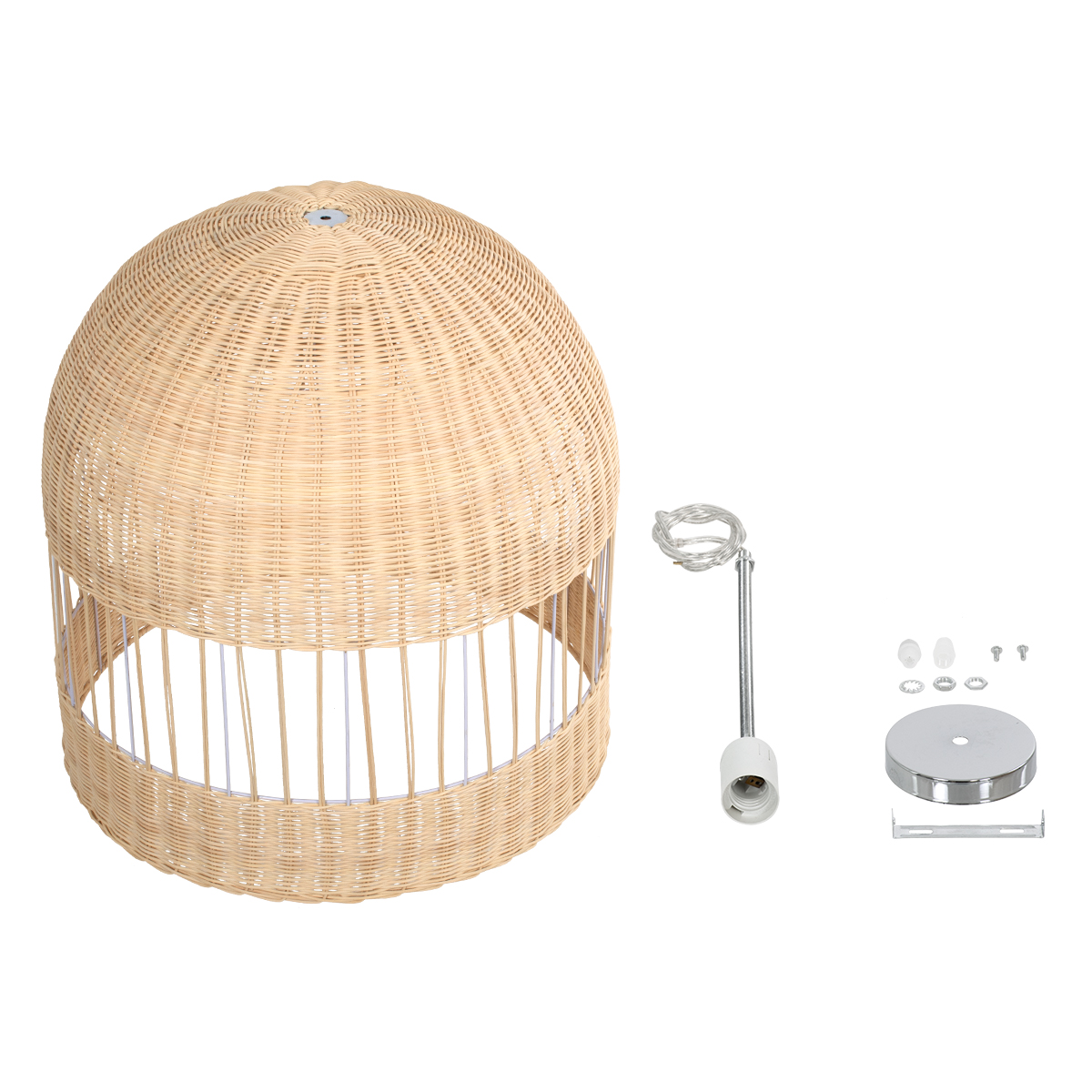 GLOBOSTAR® LUCIA 01726 Boho Κρεμαστό Φωτιστικό Οροφής με Ντουί 1 x E27 AC 220-240V IP20 - Μπεζ - Μ60 x Π60 x Y60cm 12 GLOBOSTAR® LUCIA 01726 Boho Κρεμαστό Φωτιστικό Οροφής με Ντουί 1 x E27 AC 220-240V IP20 - Μπεζ - Μ60 x Π60 x Y60cm - Image 10