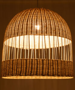 Alternative view of GLOBOSTAR® LUCIA 01726 Boho Κρεμαστό Φωτιστικό Οροφής με Ντουί 1 x E27 AC 220-240V IP20 - Μπεζ - Μ60 x Π60 x Y60cm