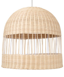 GLOBOSTAR® LUCIA 01726 Boho Κρεμαστό Φωτιστικό Οροφής με Ντουί 1 x E27 AC 220-240V IP20 - Μπεζ - Μ60 x Π60 x Y60cm 16 01726 4