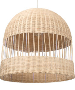 GLOBOSTAR® LUCIA 01726 Boho Κρεμαστό Φωτιστικό Οροφής με Ντουί 1 x E27 AC 220-240V IP20 - Μπεζ - Μ60 x Π60 x Y60cm 17 01726 5