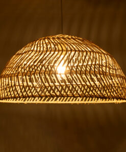 GLOBOSTAR® COMORES 01728 Boho Κρεμαστό Φωτιστικό Οροφής με Ντουί 1 x E27 AC 220-240V IP20 - Μπεζ - Μ60 x Π60 x Y29cm 12 01728 2