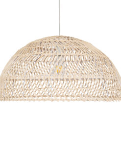 GLOBOSTAR® COMORES 01728 Boho Κρεμαστό Φωτιστικό Οροφής με Ντουί 1 x E27 AC 220-240V IP20 - Μπεζ - Μ60 x Π60 x Y29cm 14 01728 4