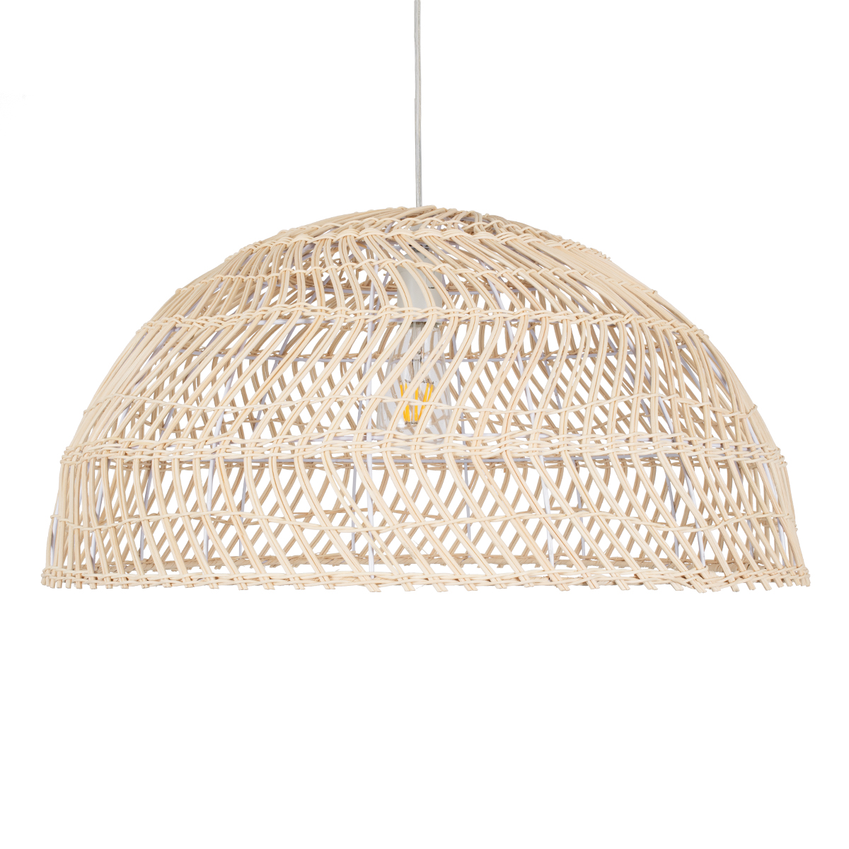 GLOBOSTAR® COMORES 01728 Boho Κρεμαστό Φωτιστικό Οροφής με Ντουί 1 x E27 AC 220-240V IP20 - Μπεζ - Μ60 x Π60 x Y29cm 6 GLOBOSTAR® COMORES 01728 Boho Κρεμαστό Φωτιστικό Οροφής με Ντουί 1 x E27 AC 220-240V IP20 - Μπεζ - Μ60 x Π60 x Y29cm - Image 4