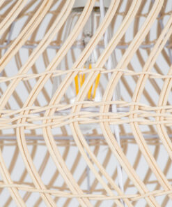 GLOBOSTAR® COMORES 01728 Boho Κρεμαστό Φωτιστικό Οροφής με Ντουί 1 x E27 AC 220-240V IP20 - Μπεζ - Μ60 x Π60 x Y29cm 17 01728 7