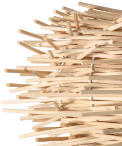 GLOBOSTAR® MINORCA 01729 Boho Κρεμαστό Φωτιστικό Οροφής με Ντουί 1 x E27 AC 220-240V IP20 - Μπεζ - Μ30 x Π30 x Υ18cm 19 01729 7