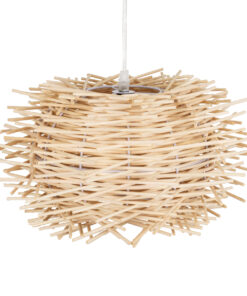 GLOBOSTAR® MINORCA 01730 Boho Κρεμαστό Φωτιστικό Οροφής με Ντουί 1 x E27 AC 220-240V IP20 - Μπεζ - Μ35 x Π35 x Y23cm 18 01730 6