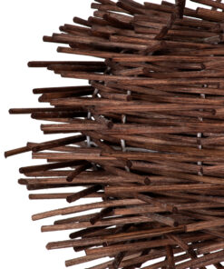 GLOBOSTAR® MINORCA 01732 Boho Κρεμαστό Φωτιστικό Οροφής με Ντουί 1 x E27 AC 220-240V IP20 - Καφέ - Μ30 x Π30 x Υ18cm 19 01732 7