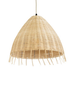 GloboStar® GLOBOSTAR® AQUATIC 01742 Boho Κρεμαστό Φωτιστικό Οροφής με Ντουί 1 x E27 AC 220-240V IP20 - Μπεζ - Μ40 x Π40 x Υ36cm