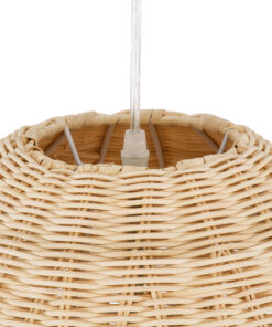 GLOBOSTAR® FAROL 01746 Boho Κρεμαστό Φωτιστικό Οροφής με Ντουί 1 x E27 AC 220-240V IP20 - Μπεζ - Μ60 x Π60 x Y100cm 17 01746 7