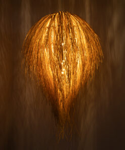 Alternative view of GLOBOSTAR® ARCHIPELAGO 01749 Boho Κρεμαστό Φωτιστικό Οροφής με Ντουί 1 x E27 AC 220-240V IP20 - Μπεζ - Μ40 x Π40 x Υ63cm