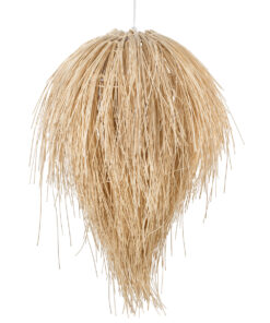 GLOBOSTAR® ARCHIPELAGO 01749 Boho Κρεμαστό Φωτιστικό Οροφής με Ντουί 1 x E27 AC 220-240V IP20 - Μπεζ - Μ40 x Π40 x Υ63cm 15 01749 4