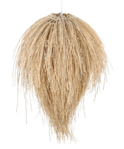 GLOBOSTAR® ARCHIPELAGO 01749 Boho Κρεμαστό Φωτιστικό Οροφής με Ντουί 1 x E27 AC 220-240V IP20 - Μπεζ - Μ40 x Π40 x Υ63cm 17 01749 6