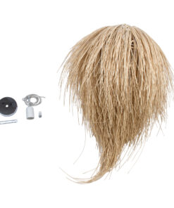 GLOBOSTAR® ARCHIPELAGO 01749 Boho Κρεμαστό Φωτιστικό Οροφής με Ντουί 1 x E27 AC 220-240V IP20 - Μπεζ - Μ40 x Π40 x Υ63cm 20 01749 9