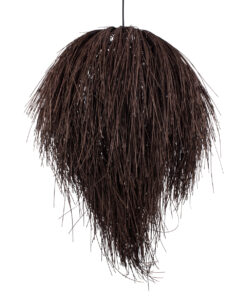 GLOBOSTAR® ARCHIPELAGO 01750 Boho Κρεμαστό Φωτιστικό Οροφής με Ντουί 1 x E27 AC 220-240V IP20 - Καφέ - Μ40 x Π40 x Υ63cm 15 01750 5