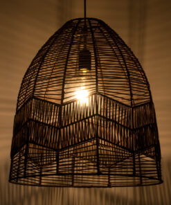 Alternative view of GLOBOSTAR® ALOHA 01752 Boho Κρεμαστό Φωτιστικό Οροφής με Ντουί 1 x E27 AC 220-240V IP20 - Καφέ - Μ45 x Π45 x Υ48cm