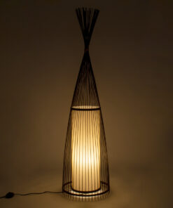 Alternative view of GLOBOSTAR® AZORES 01756 Boho Επιδαπέδιο Φωτιστικό με Ντουί 1 x E27 AC 220-240V IP20 - Καφέ & Μπεζ - Μ40 x Π40 x Υ150cm