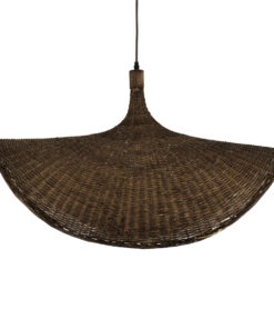 GLOBOSTAR® CUBA 01768 Boho Κρεμαστό Φωτιστικό Οροφής με Ντουί 1 x E27 AC 220-240V IP20 - Καφέ - Μ80 x Π80 x Υ49cm 19 01768 08