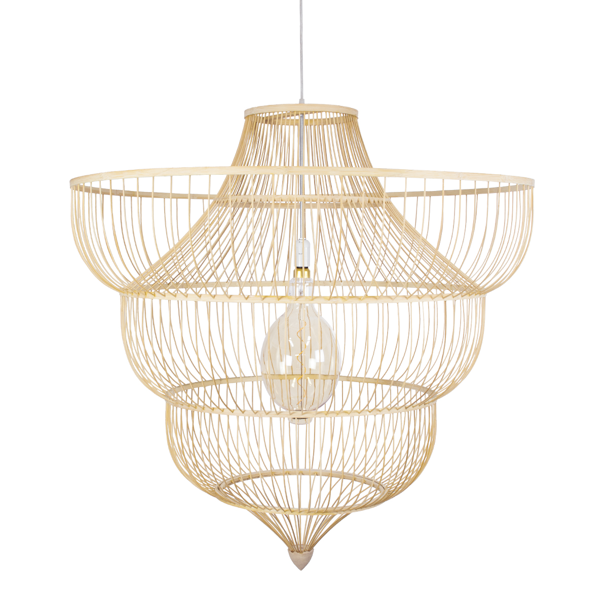 GLOBOSTAR® HIBISCUS 01781 Boho Κρεμαστό Φωτιστικό Οροφής με Ντουί 1 x E27 AC 220-240V IP20 - Μπεζ - Μ100 x Π100 x Υ100cm 6 GLOBOSTAR® HIBISCUS 01781 Boho Κρεμαστό Φωτιστικό Οροφής με Ντουί 1 x E27 AC 220-240V IP20 - Μπεζ - Μ100 x Π100 x Υ100cm - Image 4