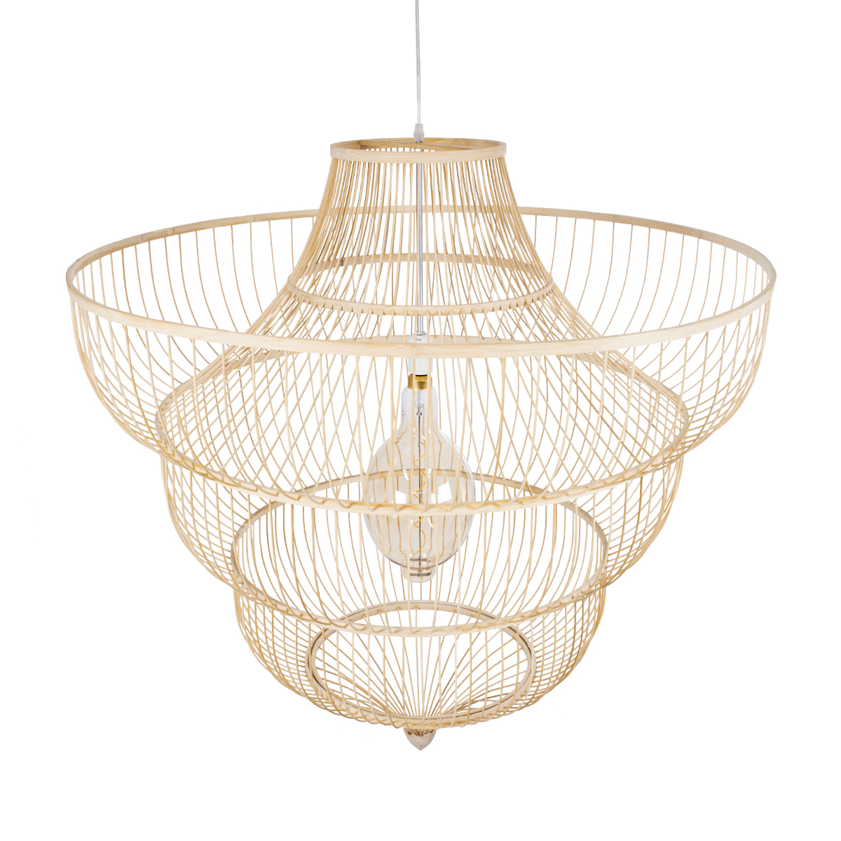 GLOBOSTAR® HIBISCUS 01781 Boho Κρεμαστό Φωτιστικό Οροφής με Ντουί 1 x E27 AC 220-240V IP20 - Μπεζ - Μ100 x Π100 x Υ100cm 8 GLOBOSTAR® HIBISCUS 01781 Boho Κρεμαστό Φωτιστικό Οροφής με Ντουί 1 x E27 AC 220-240V IP20 - Μπεζ - Μ100 x Π100 x Υ100cm - Image 6