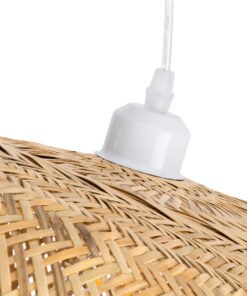 GLOBOSTAR® CARIBBEAN 01784 Μοντέρνο Κρεμαστό Φωτιστικό Οροφής με Ντουί 1 x E27 AC 220-240V IP20 - Μπεζ - Μ80 x Π80 x Υ35cm 17 01784 6