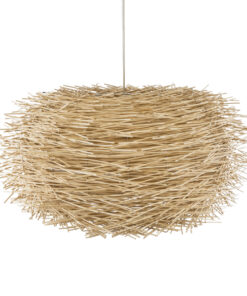 GLOBOSTAR® MINORCA 01786 Boho Κρεμαστό Φωτιστικό Οροφής με Ντουί 1 x E27 AC 220-240V IP20 - Μπεζ - Μ100 x Π100 x Υ45cm 16 01786 7