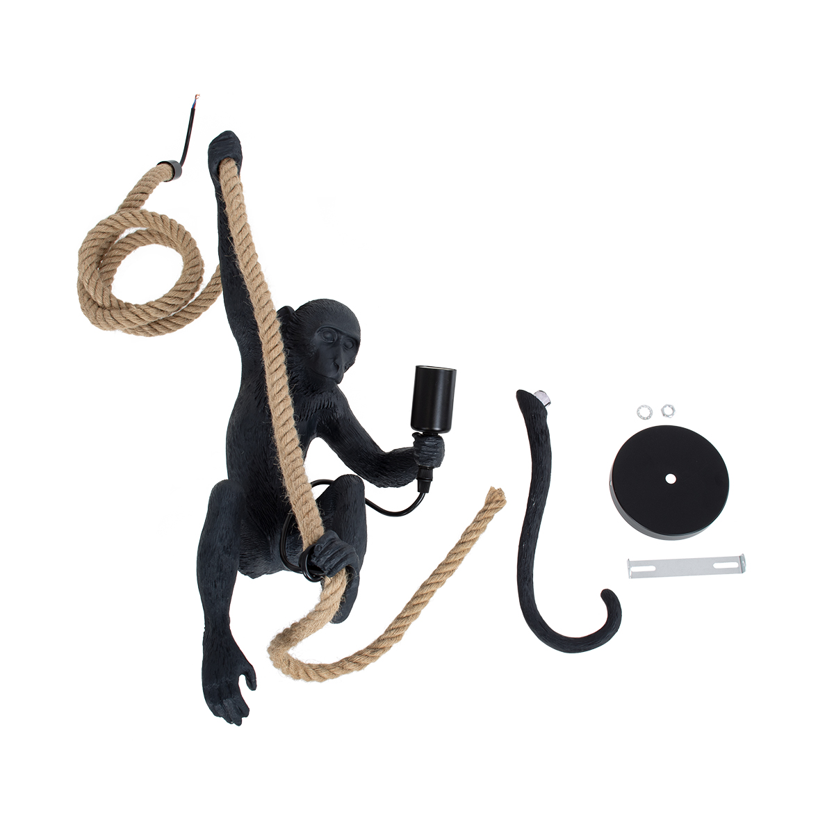 GLOBOSTAR® APES 01801 Μοντέρνο Κρεμαστό Φωτιστικό Οροφής με Ντουί 1 x E27 AC 220-240V IP20 - Μαύρο & Μπεζ - Μ26 x Π28 x Υ69cm 12 GLOBOSTAR® APES 01801 Μοντέρνο Κρεμαστό Φωτιστικό Οροφής με Ντουί 1 x E27 AC 220-240V IP20 - Μαύρο & Μπεζ - Μ26 x Π28 x Υ69cm - Image 10