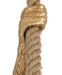 GLOBOSTAR® APES 01803 Μοντέρνο Κρεμαστό Φωτιστικό Οροφής με Ντουί 1 x E27 AC 220-240V IP20 - Χρυσό & Μπεζ - Μ26 x Π28 x Υ69cm 17 01803 8