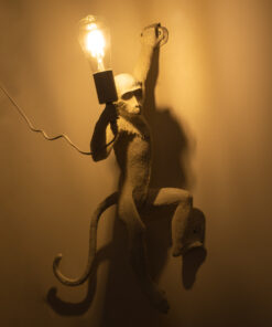 Alternative view of GLOBOSTAR® APES 01805 Μοντέρνο Φωτιστικό Τοίχου - Απλίκα με Ντουί 1 x E27 AC 220-240V IP20 - Μαύρο - Μ34 x Π31 x Υ61cm