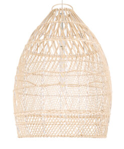 GLOBOSTAR® MALIBU 01810 Boho Κρεμαστό Φωτιστικό Οροφής με Ντουί 1 x E27 AC 220-240V IP20 - Μπεζ - Μ57 x Π57 x Υ75cm 15 01810 4